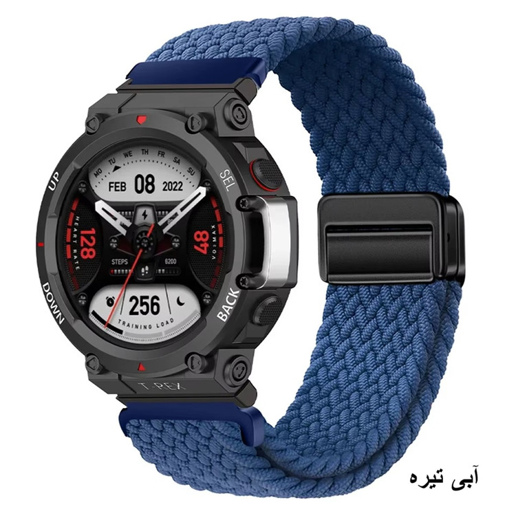 بند کنفی آبی ساعت T-rex 2