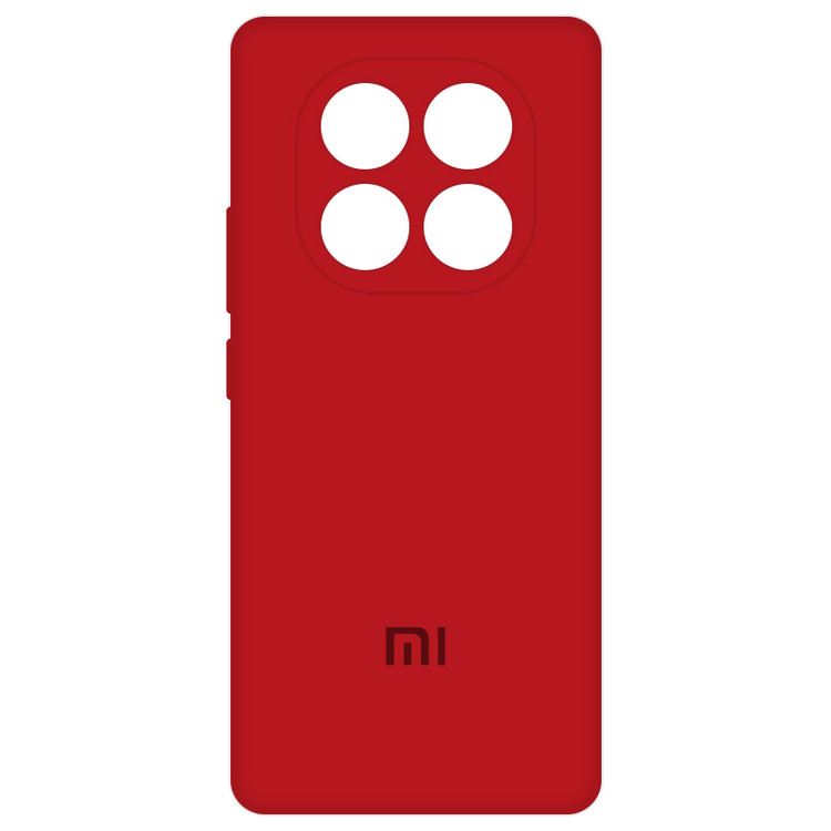 خرید قاب سیلیکونی قرمز شیائومی Redmi Note 14 Pro 5G