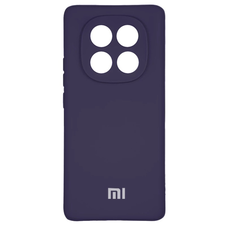 خرید قاب سیلیکونی سرمه ای شیائومی Redmi Note 14 Pro 5G