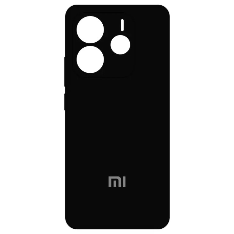 خرید قاب سیلیکونی مشکی شیائومی Redmi Note 14 4G