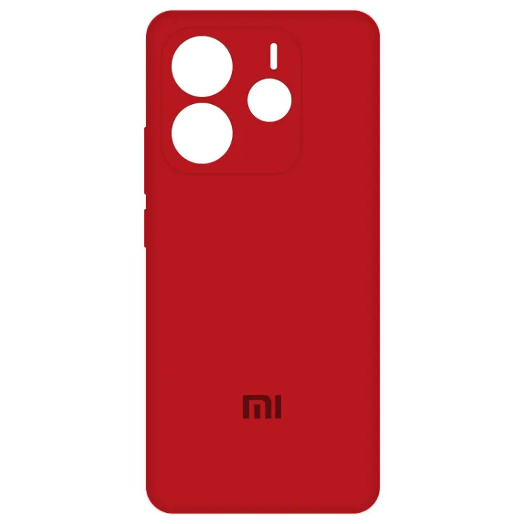 خرید قاب سیلیکونی قرمز شیائومی Redmi Note 14 4G