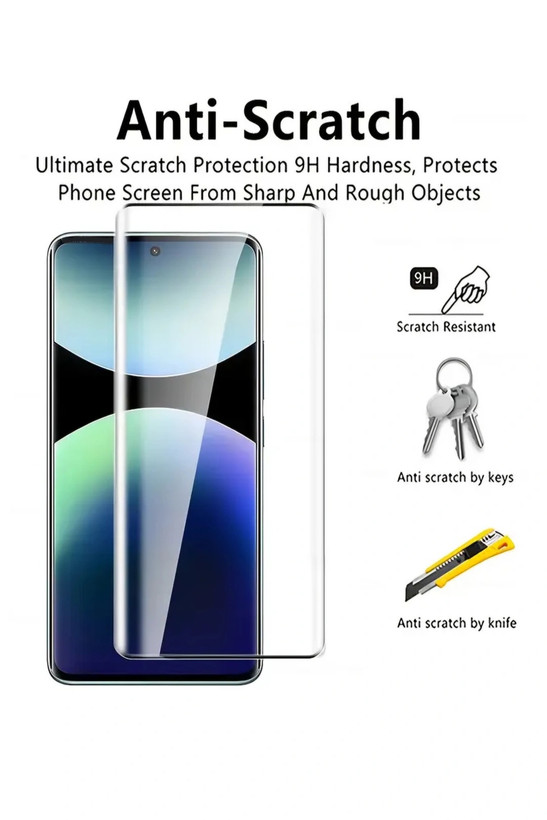 خرید محافظ صفحه نمایش فول چسب شیائومی نوت13 پرو پلاس Redmi Note 13 Pro Plus اورجینال