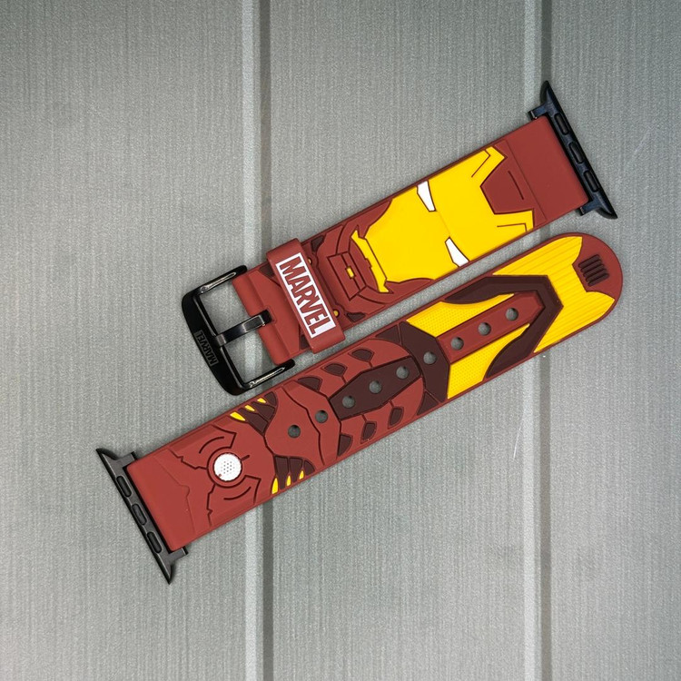 بند سیلیکونی اپل واچ طرح Iron Man مارول