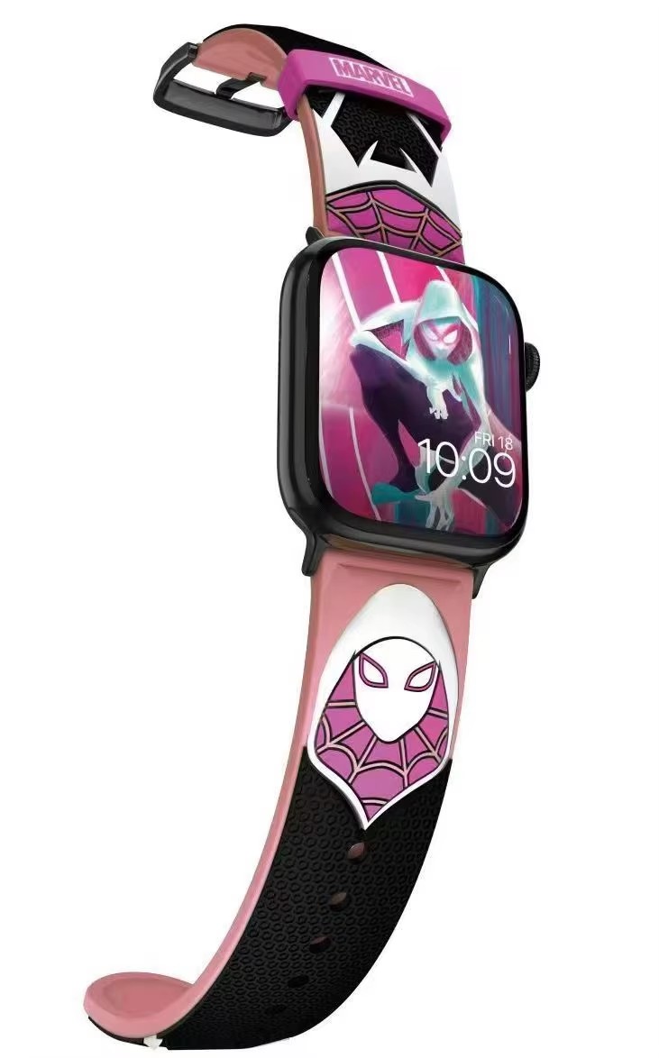بند سیلیکونی اپل واچ طرح Spider-Gwen مناسب Apple Watch